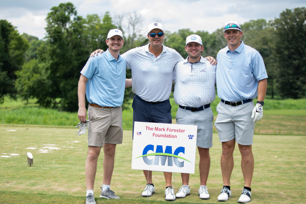 men at Mark Forester golf tournament 2025